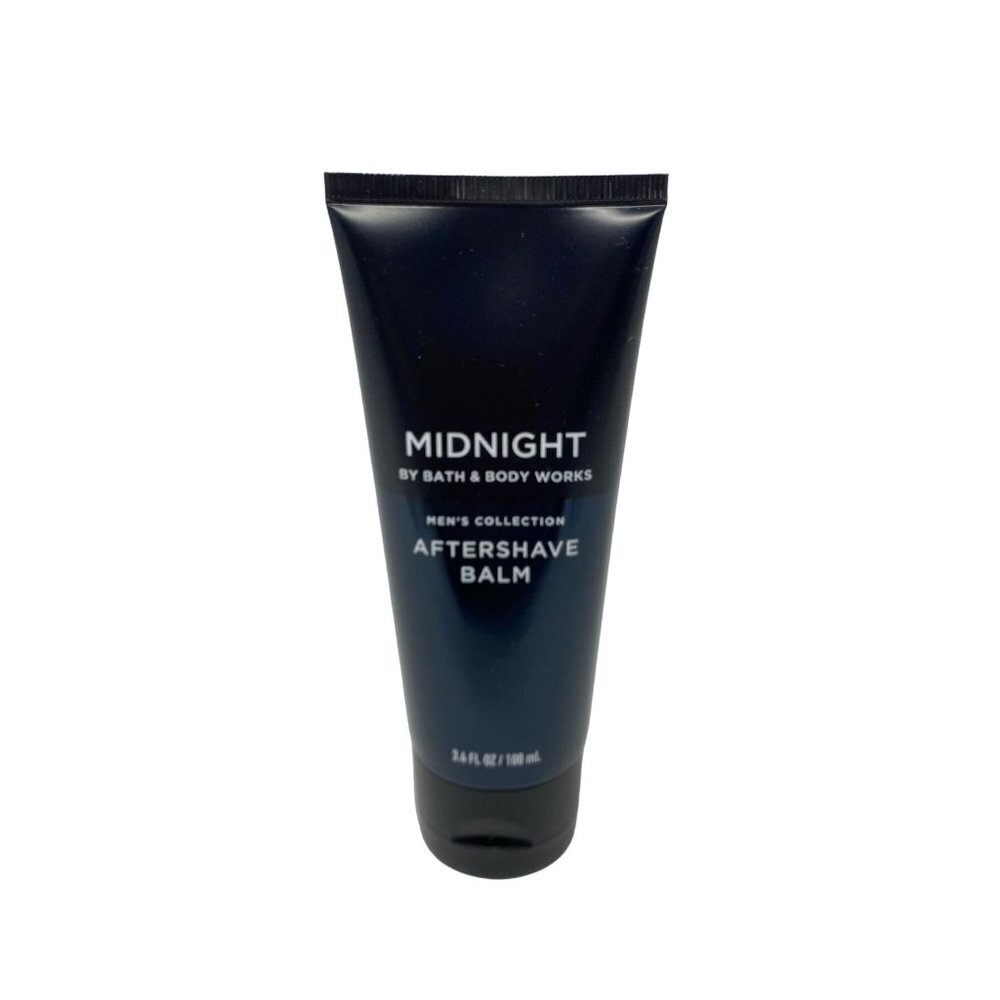 Bath & Body Works Men's Collection MIDNIGHT Aftershave Balm 3.4 Fl Oz